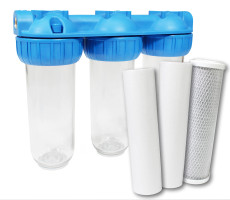 Donner Three stage water filtration set TRIO (activated carbon block)