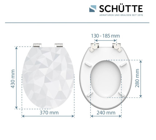 Schütte DIAMOND | MDF HG, Soft Close