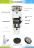 Drtič odpadu STANDARD EVO3, řez drtičem a popis hlavních částí