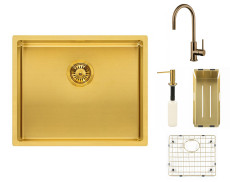 Reginox SET Miami 500 Gold + Sink tap Cano + Accessories