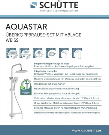 Schütte Aquastar stropní set