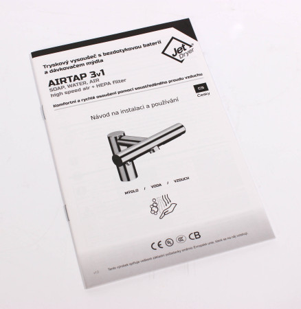 Jet Dryer AIRTAP 3v1 - kulatá